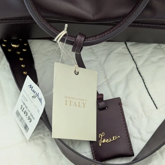 Leather Satchel Handbag - Picture 2 of 8